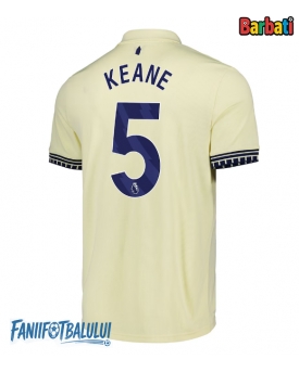 Everton Michael Keane #5 Tricou Fotbal Replică 2025-26 Barbati Deplasare